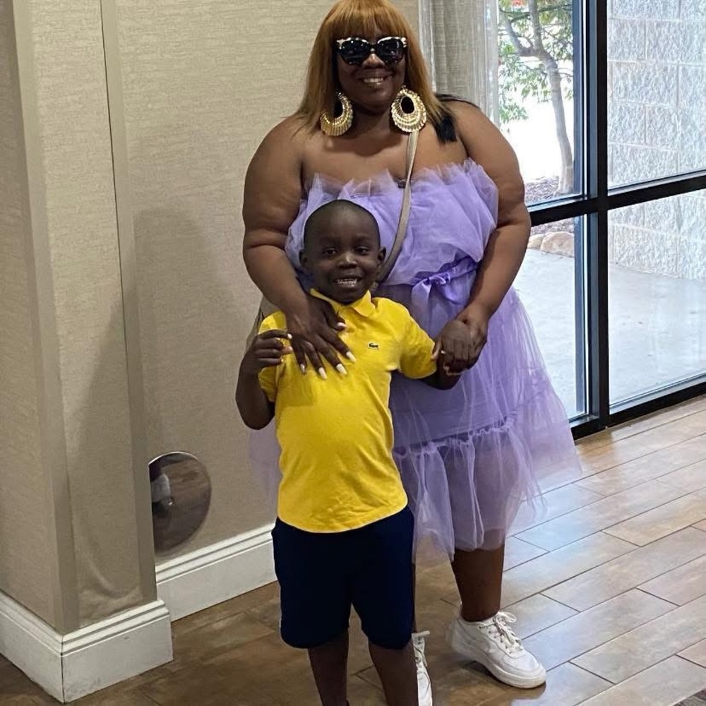 Lavender Tulle Strapless Dress